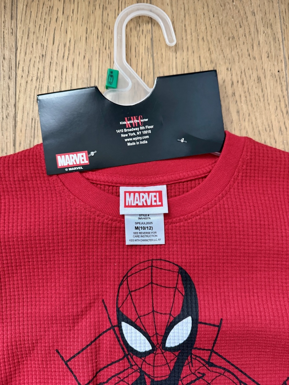 Spider-Man 2 Pack Long-sleeve T-shirt Set - Grey Red Boys Tees NWT Sz M (10-12) - Picture 6 of 6